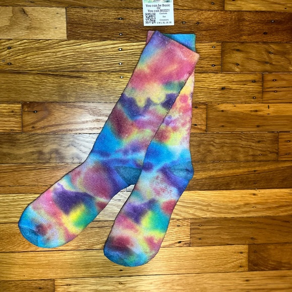 CraaazE Buzz Clothing: custom tie-dye 1 of 1 CraaazE Wavy Socks - Picture 5 of 5
